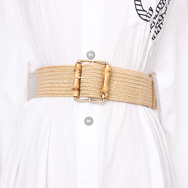 Off White Belt - Nowy elastyczny tkany pasek damski marki