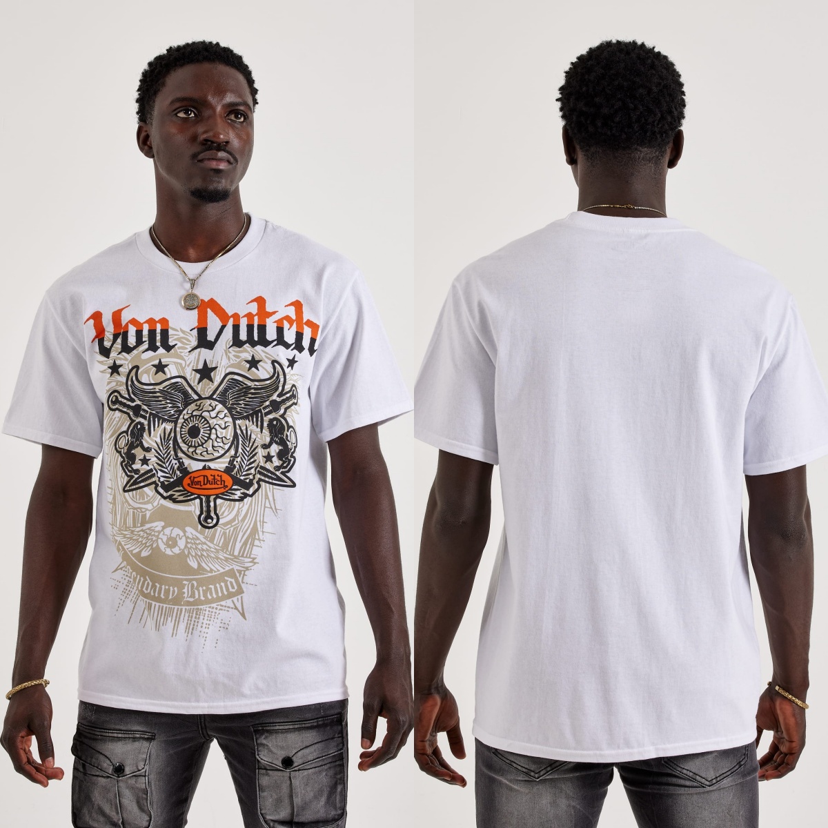 Streetwear Brand With Eye - Koszulka Moto Flying Eye Von Motorcycle
