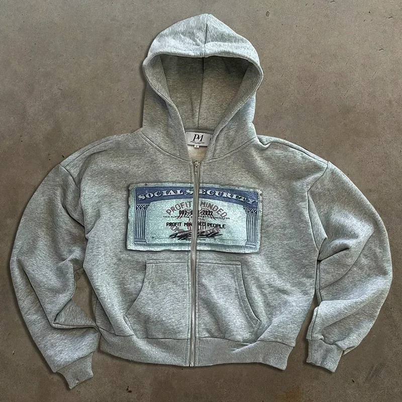 Fear Of God Essential - Bluzy z kapturem w stylu retro