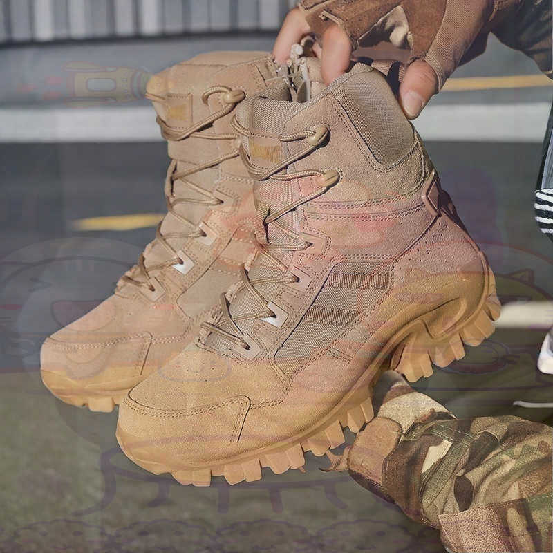 Streetwear Brand From China - Tan Long Barrel Deadlift Casual Sneakers