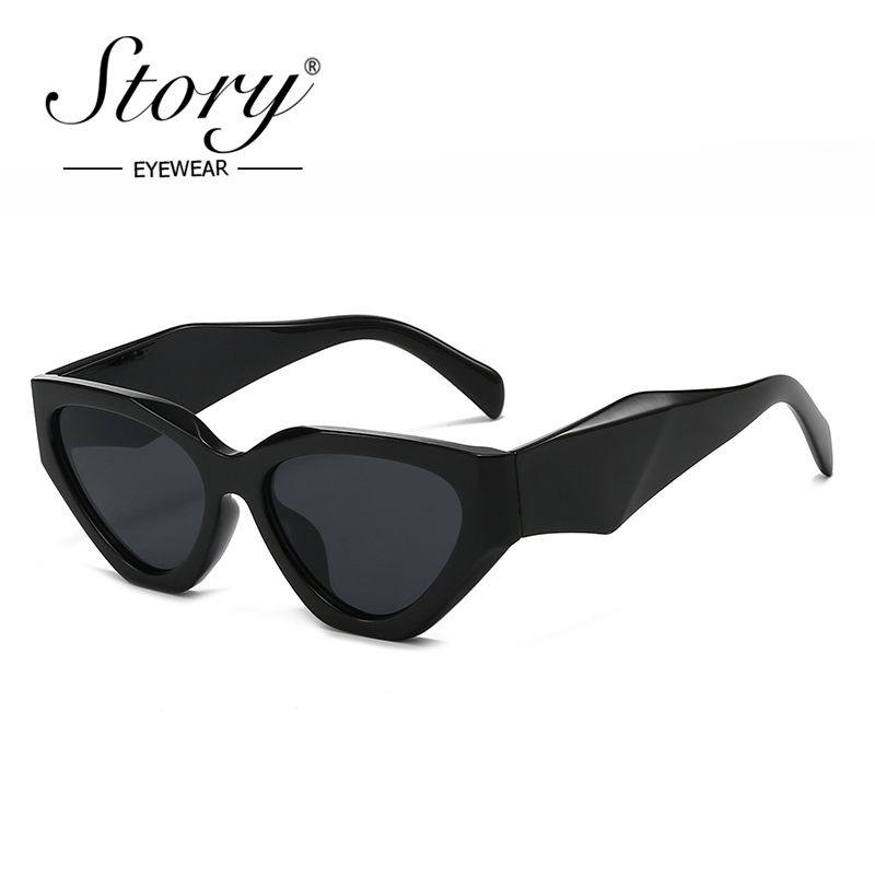 Streetwear Brand With Eye - Okulary przeciwsłoneczne damskie STORY Trendy Large