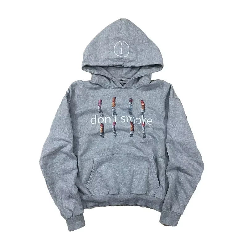 Fear Of God Essential - Szara bluza sportowa Y2K z nadrukiem