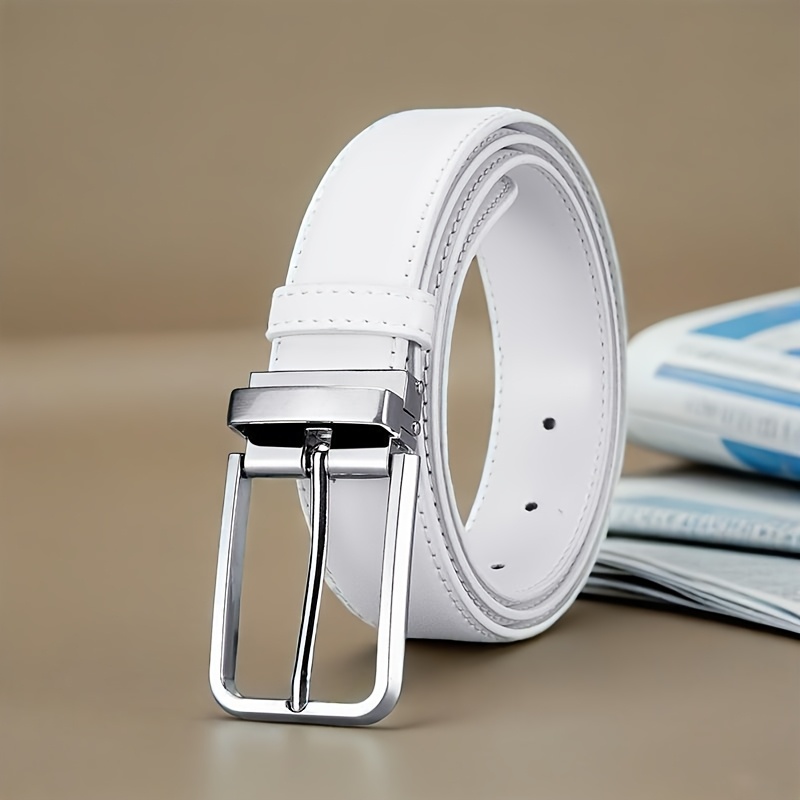Off White Belt - Klasyczny męski pasek z klamrą na