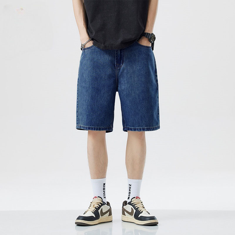 Fear Of God Essential - Męskie jeansy w stylu vintage koreańskim
