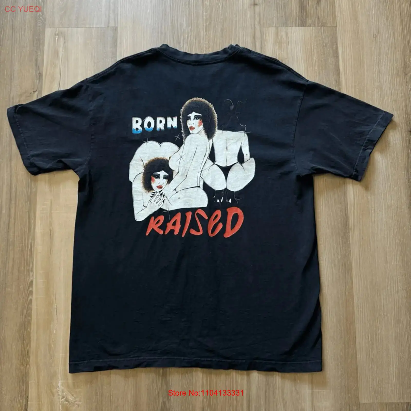 Streetwear Brand Los Angeles - Koszulka Born x Raised Brand Aqua
