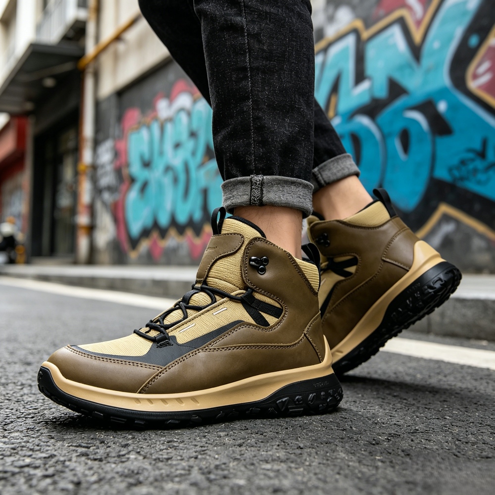 Wysokie skórzane buty męskie l – Streetwear Brand Top recenzja i cena