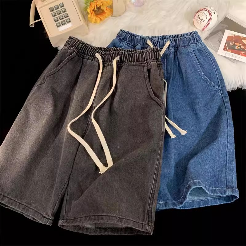 Męskie luźne szorty jeansowe z – Fear Of God Essential recenzja i cena