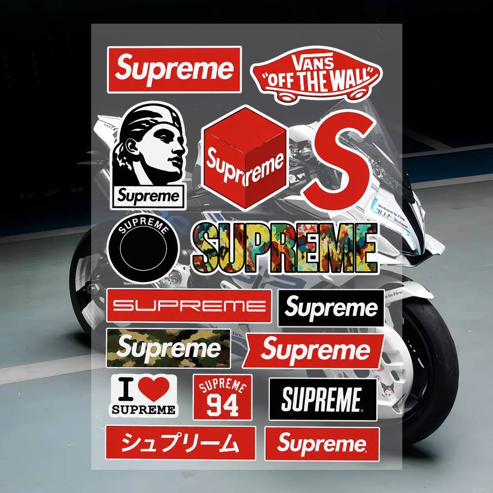 Zestaw naklejek marki A-s-supr – Supreme Brand Streetwear recenzja i cena