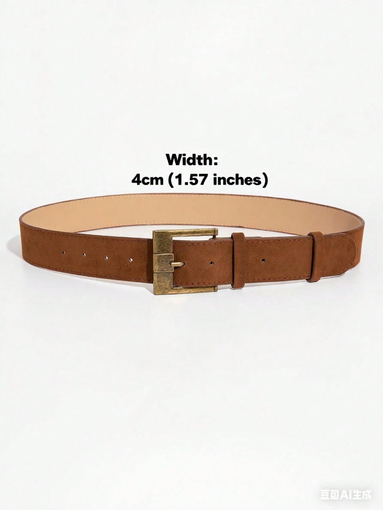 1 szt. damski brązowy pasek w  – Off White Belt recenzja i cena