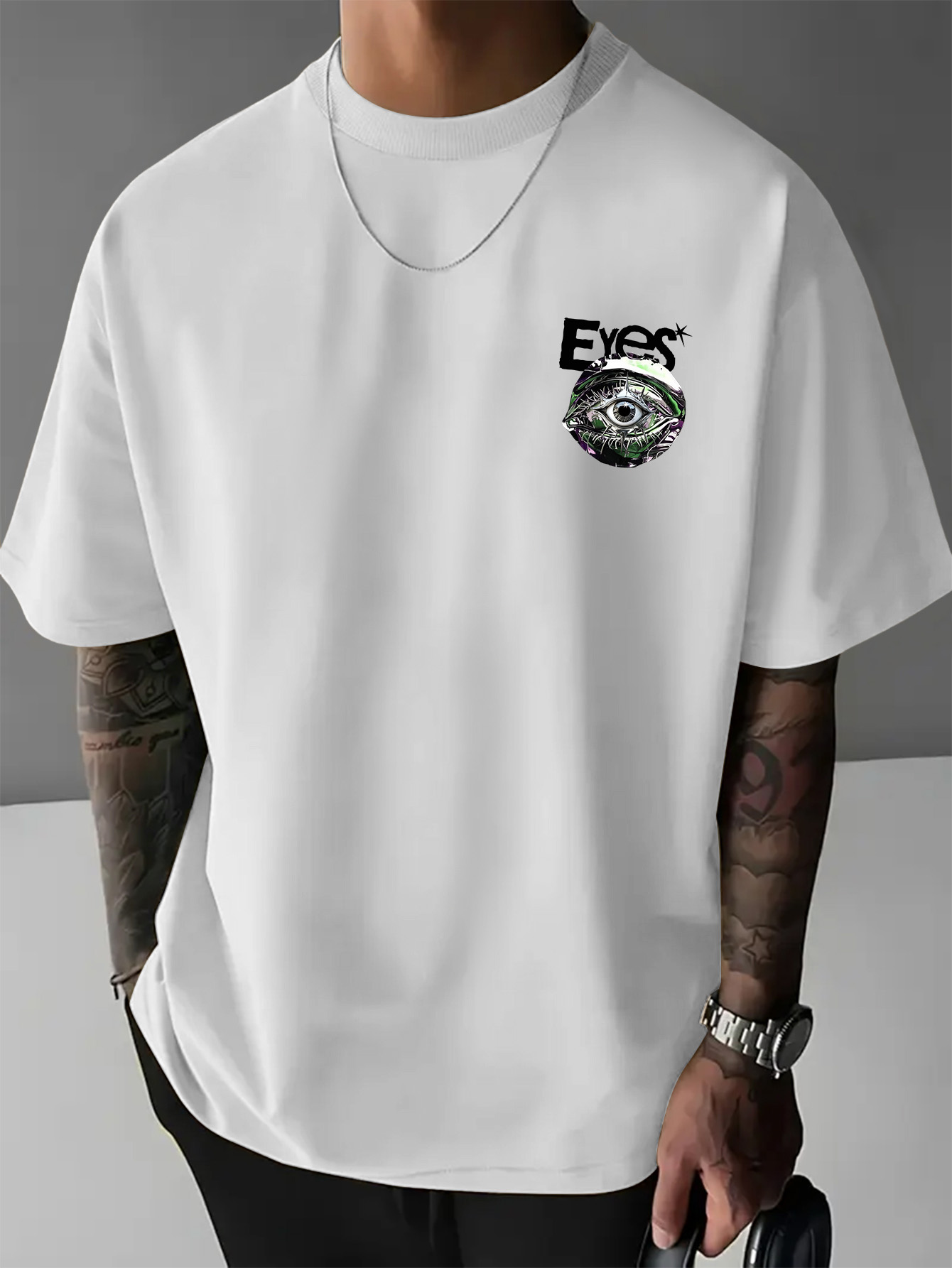 Męska koszulka oversize w styl – Streetwear Brand With Eye recenzja i cena