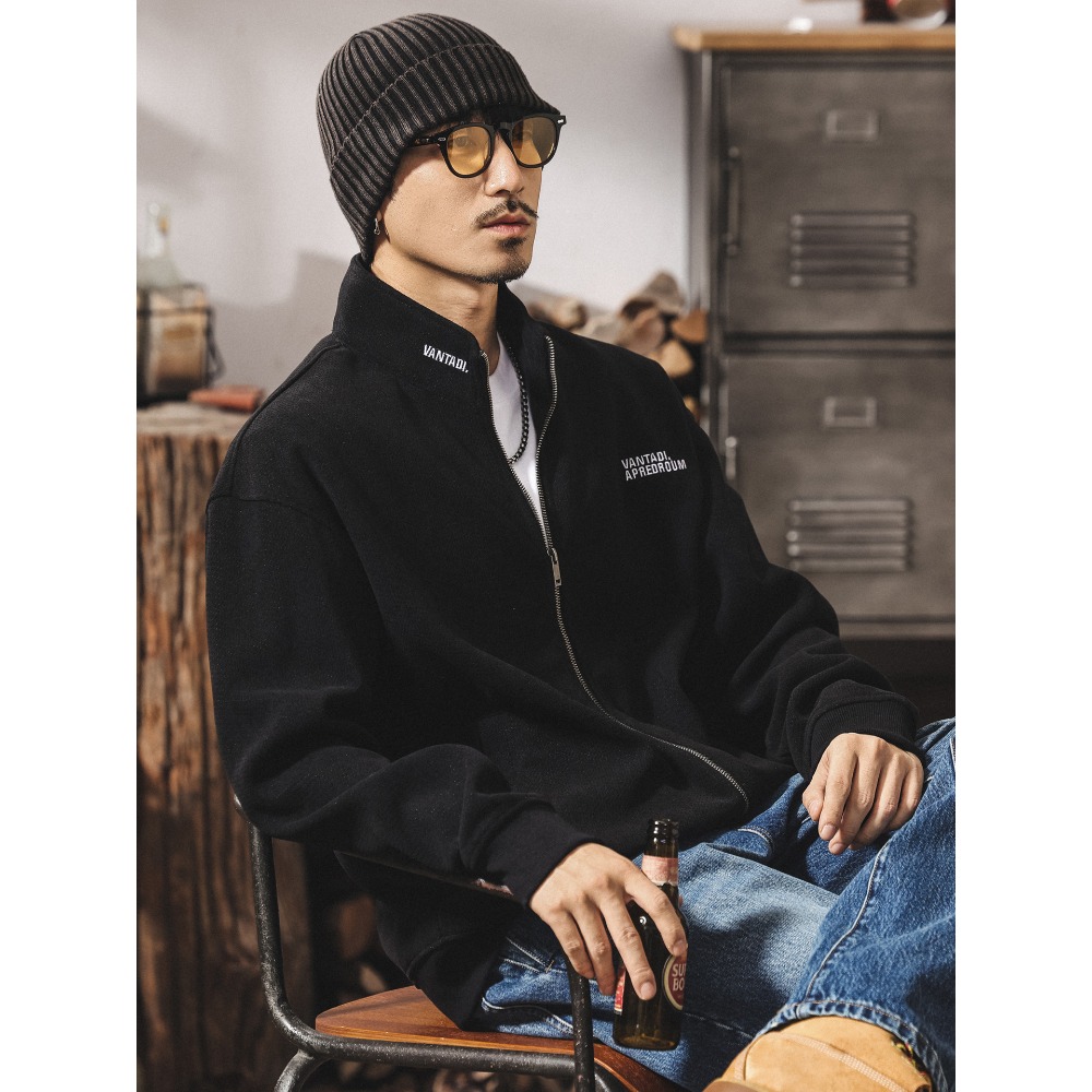 Nowa luźna, dzianinowa kurtka  – Streetwear Brand From China recenzja i cena