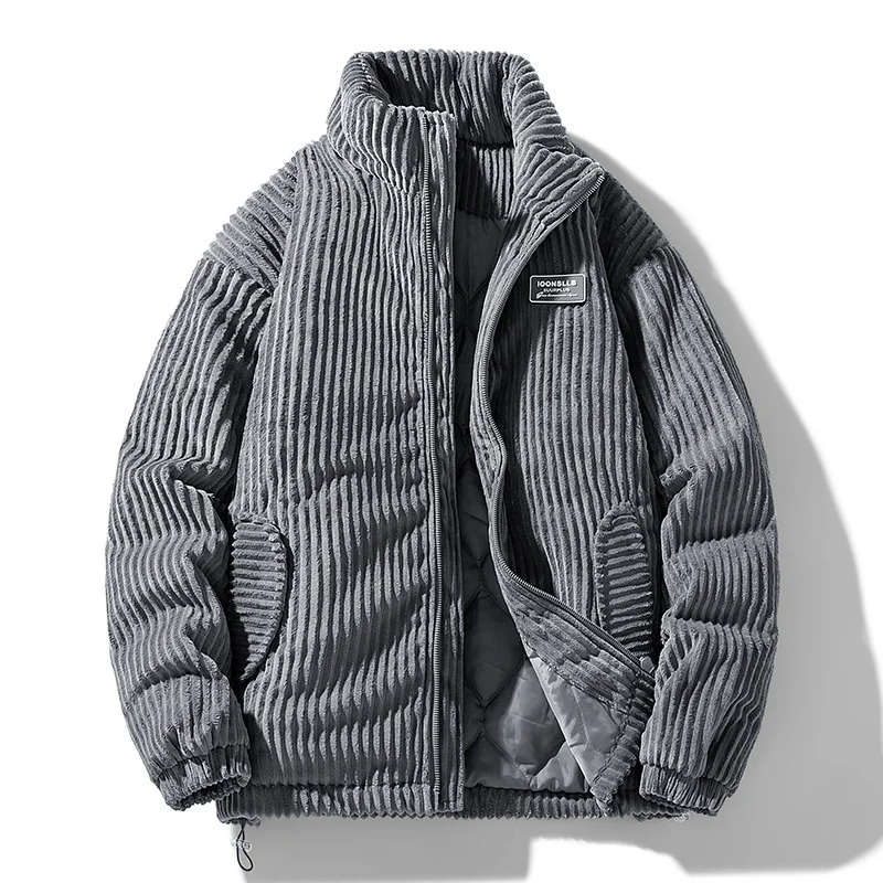 Męska zimowa kurtka puchowa z  – Streetwear Brand China recenzja i cena